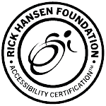 Award and Logo image for Rick Hansen Foundation, Accessibility certification