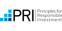 Logo and image for the Award from PRI Principles for Responsible Investment